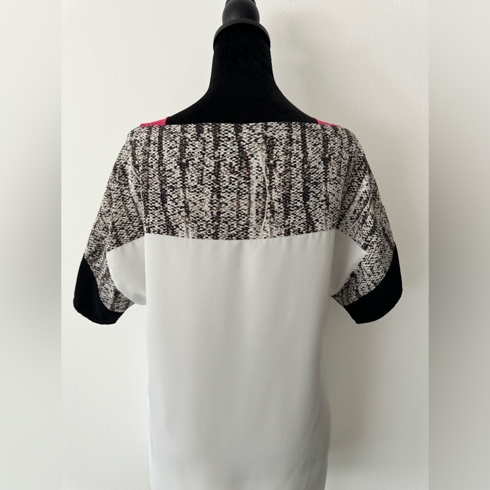 Sachin + Babi White Snake Print Color Block Off S… - image 7